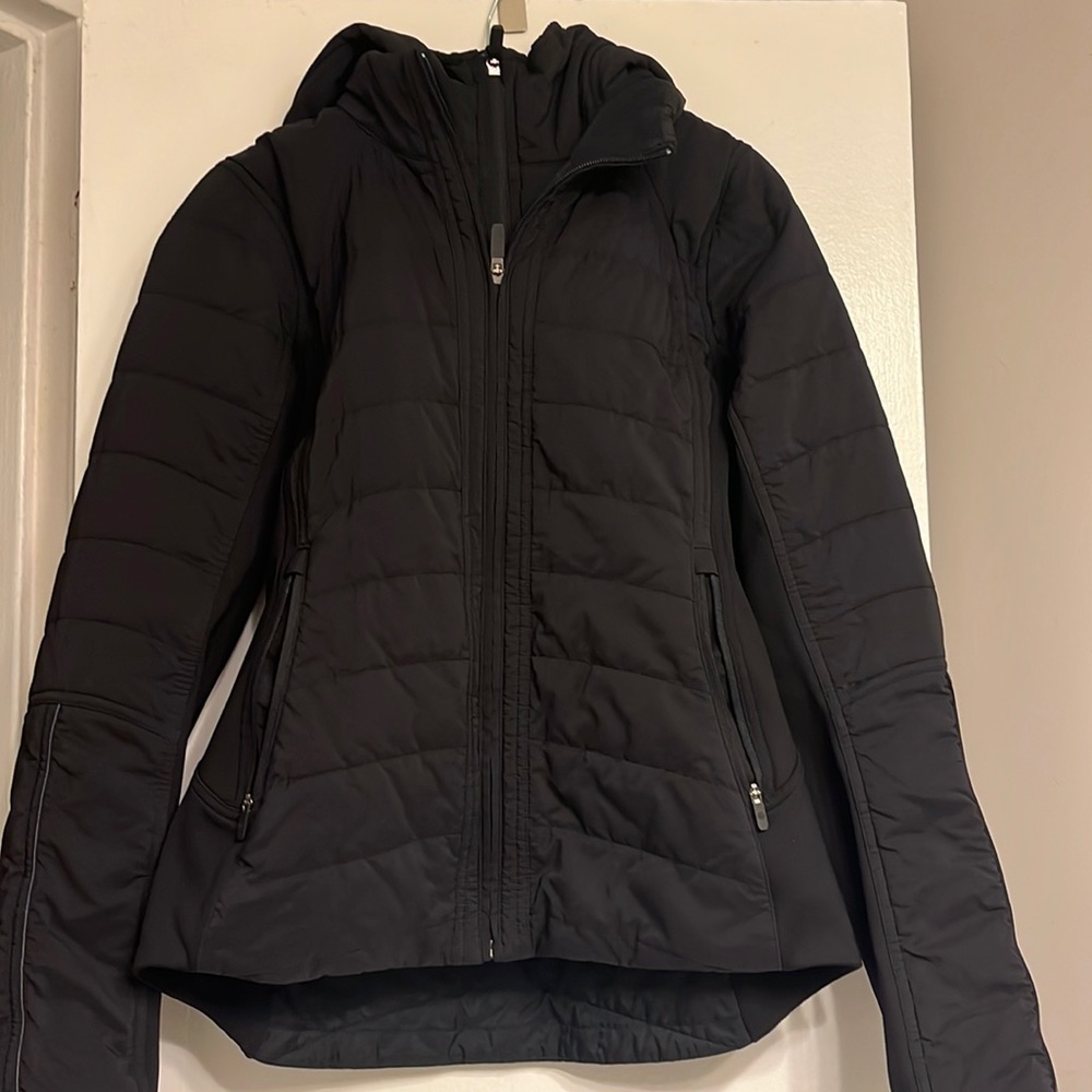 Lululemon black jacket with hood